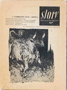 Titelblatt der Erstausgabe des Leseheftes "Story. Novellistik des Auslandes" von 1946. Das monatlich erscheinende Leseheft erschien von 1946 bis 1952 im Rowohlt-Verlag. (Rowohlt Verlag)