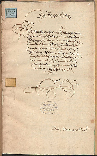 Datei:Titelblatt Landrichterinstruktion 1606.jpg
