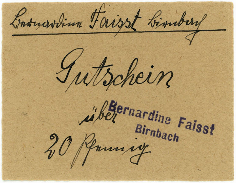 Datei:Gutschein Birnbach 1915.jpg