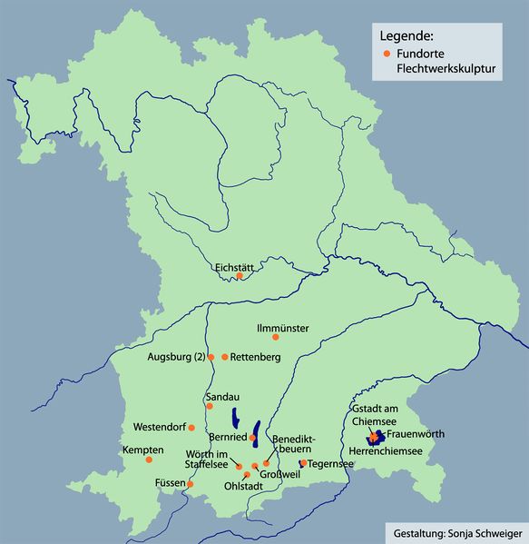 Datei:Karte Fundorte Flechtwerkskulptur.jpg