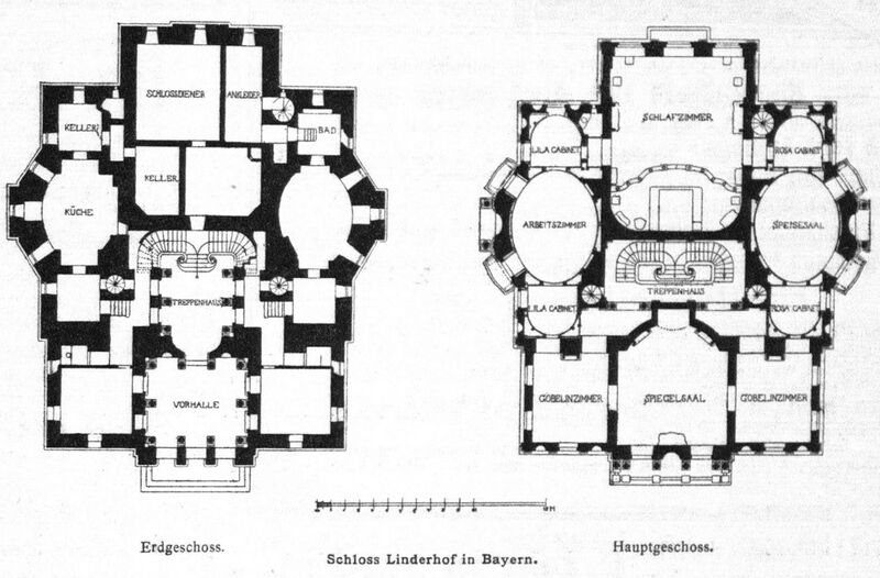 Datei:Grunriss Linderhof 1891.jpg