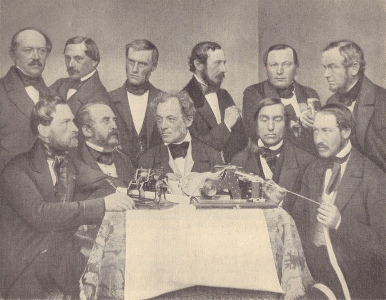 Datei:Tagung Telegraphenverein 1855.jpg