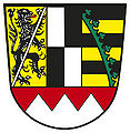 Der Fränkische Rechen im Wappen des Bezirks Oberfranken. (© Bezirksverwaltung Oberfranken)