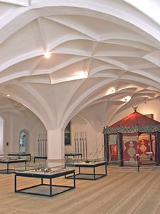 Der große Saal im ersten Stock des Neuen Schlosses. (Bayerisches Armeemuseum Ingolstadt/ Foto: Christian Stoye)