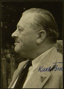 Karl Bosl (1908-1993), Kommissionsvorsitzender von 1960 bis 1977. (Universitätsarchiv München (UAM), Fotosammlung)