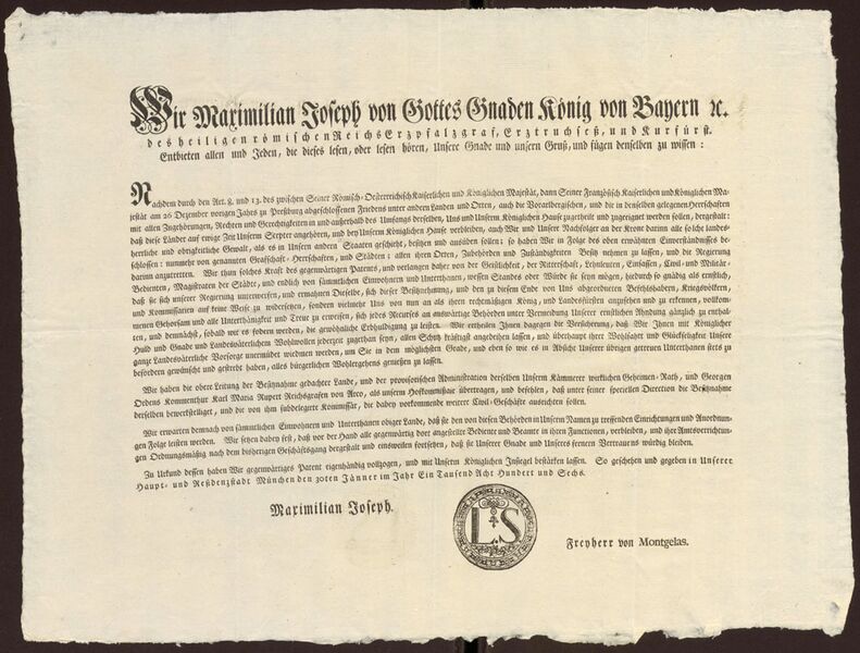 Datei:Vorarlberg Besitzergreifungspatent 1806.jpg