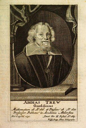 Abdias Trew. (Bayerische Staatsbibliothek, BA/4 Biogr.c. 14)